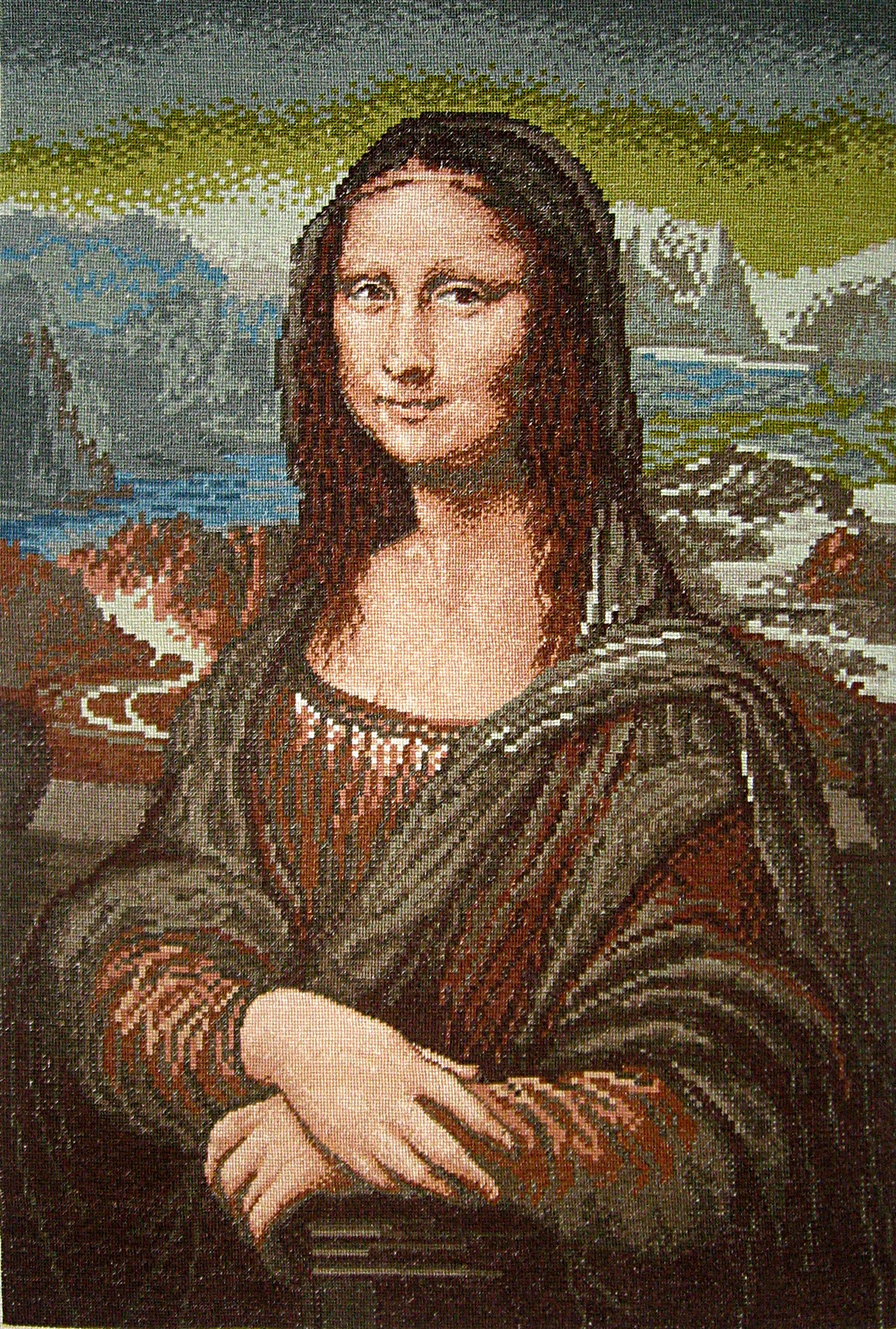 Алмазная мозаика Мона Лиза